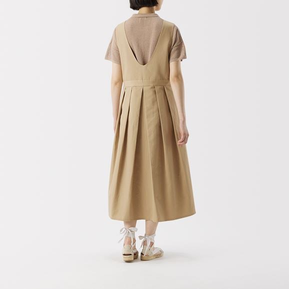 ［ＩＤＥＥ］Ｈ＆ｂｙＰＯＯＬ　ジャンパードレス　ブルーウインドウペン