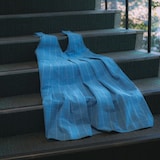 ［ＩＤＥＥ］Ｈ＆ｂｙＰＯＯＬ　ジャンパードレス　ブルーウインドウペン