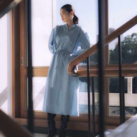 ［ＩＤＥＥ］Ｈ＆ｂｙＰＯＯＬ　ワンピース　ライトブルー