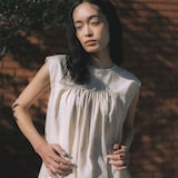 ［ＩＤＥＥ］Ｈ＆ｂｙＰＯＯＬ　スリーブレスワンピース　ホワイトウインドウペン