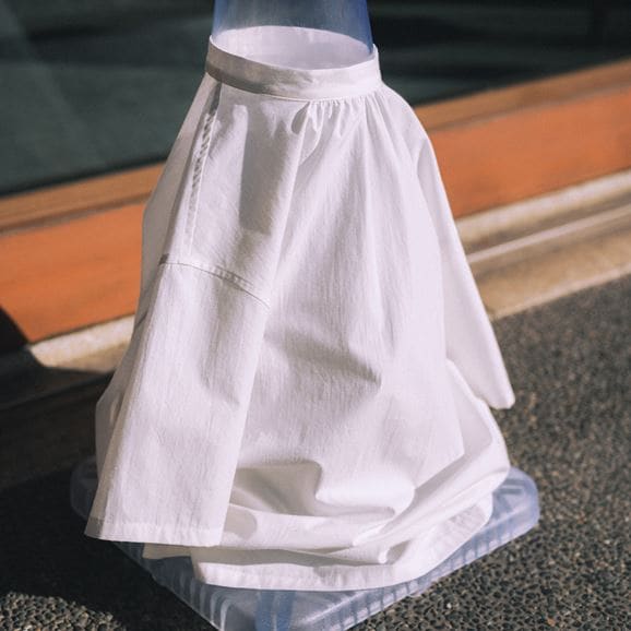 ［ＩＤＥＥ］Ｈ＆ｂｙＰＯＯＬ　ショートスリーブブラウス　ブルー