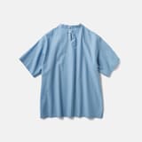 ［ＩＤＥＥ］Ｈ＆ｂｙＰＯＯＬ　ショートスリーブブラウス　ライトブルー