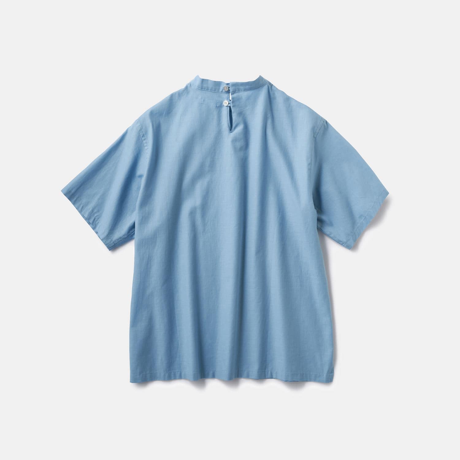 ［ＩＤＥＥ］Ｈ＆ｂｙＰＯＯＬ　ショートスリーブブラウス　ライトブルー