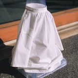 ［ＩＤＥＥ］Ｈ＆ｂｙＰＯＯＬ　ショートスリーブブラウス　ライトブルー