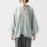 ［ＩＤＥＥ］Ｈ＆ｂｙＰＯＯＬ　モヘアカーディガン　ブラック