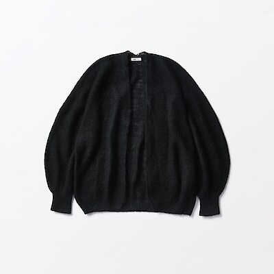 ［ＩＤＥＥ］Ｈ＆ｂｙＰＯＯＬ　モヘアカーディガン　ブラック