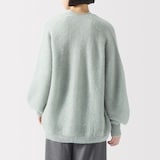 ［ＩＤＥＥ］Ｈ＆ｂｙＰＯＯＬ　モヘアカーディガン　ブルーグレー