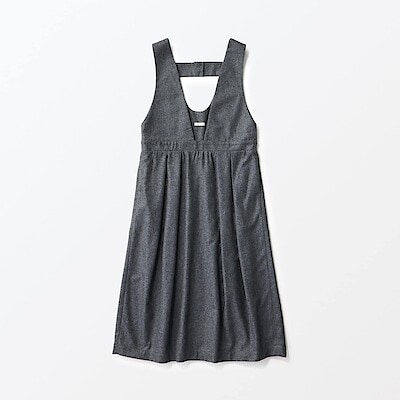 ［ＩＤＥＥ］Ｈ＆ｂｙＰＯＯＬ　ジャンパードレス　グレー