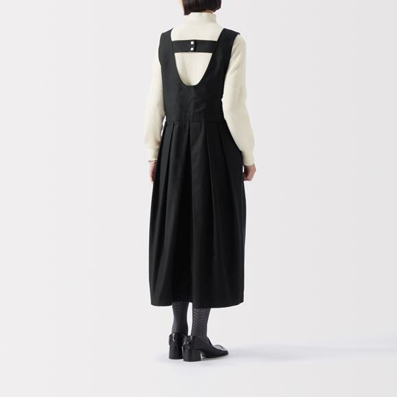 ［ＩＤＥＥ］Ｈ＆ｂｙＰＯＯＬ　ジャンパードレス　ライトブラック