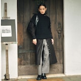［ＩＤＥＥ］Ｈ＆ｂｙＰＯＯＬ　ワンピースシャツ　ブラック