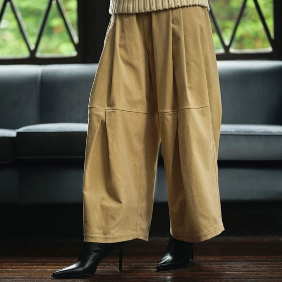 ［ＩＤＥＥ］Ｈ＆ｂｙＰＯＯＬ　ワイドパンツ　グレー