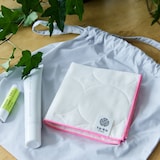 ［ＩＤＥＥ］ＹＡＲＮ　ＨＯＭＥハンカチ　ネオンピンク