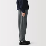 紳士　素材に還るフリースパンツ