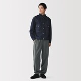 紳士　素材に還るフリースパンツ