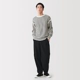 紳士　素材に還るフリースパンツ