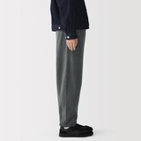 紳士　素材に還るフリースパンツ