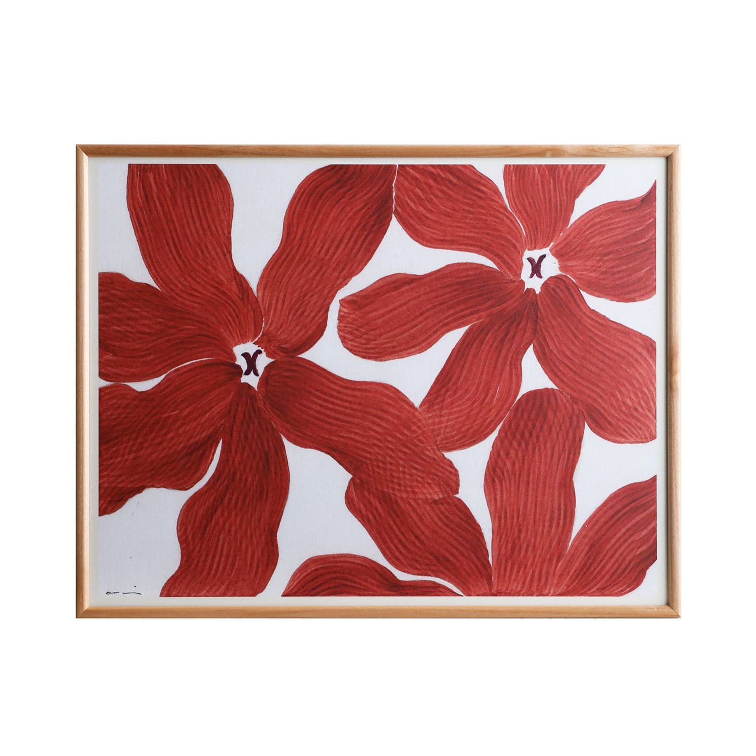 IDEE］アートポスター coricci Petals Red | 無印良品