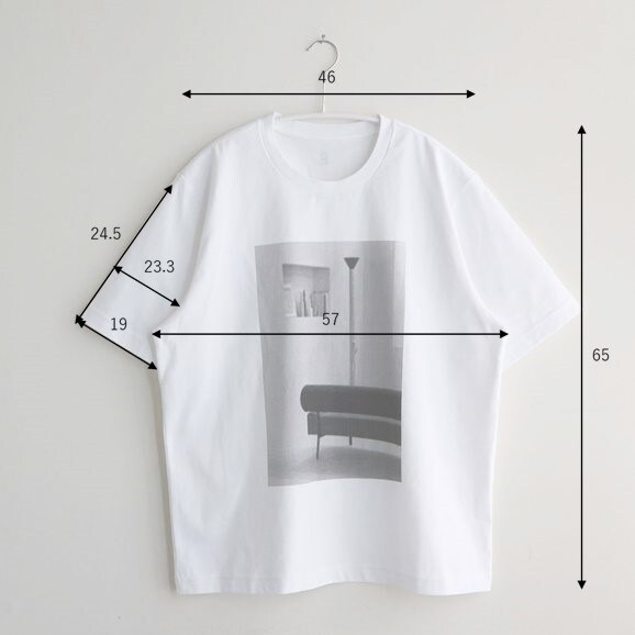 IDEE］Photography Tシャツ Sofa ホワイト | 無印良品