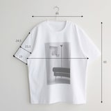 ［ＩＤＥＥ］Ｐｈｏｔｏｇｒａｐｈｙ　Ｔシャツ　Ｓｏｆａ　ホワイト