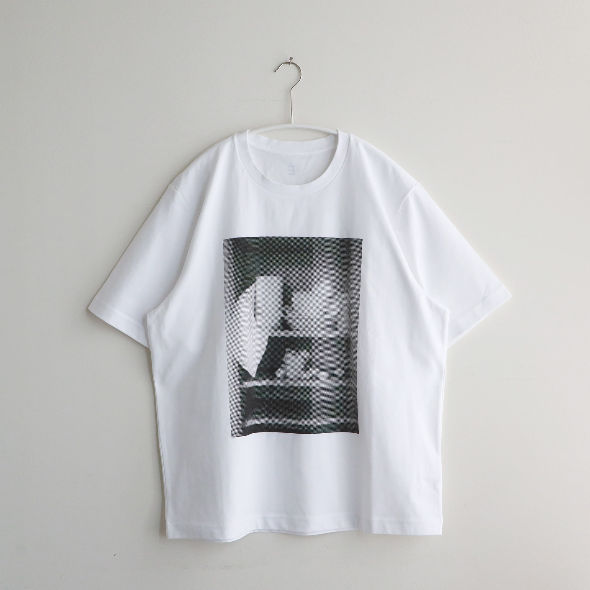 ［ＩＤＥＥ］Ｐｈｏｔｏｇｒａｐｈｙ　Ｔシャツ　マッシュルーム　ホワイト