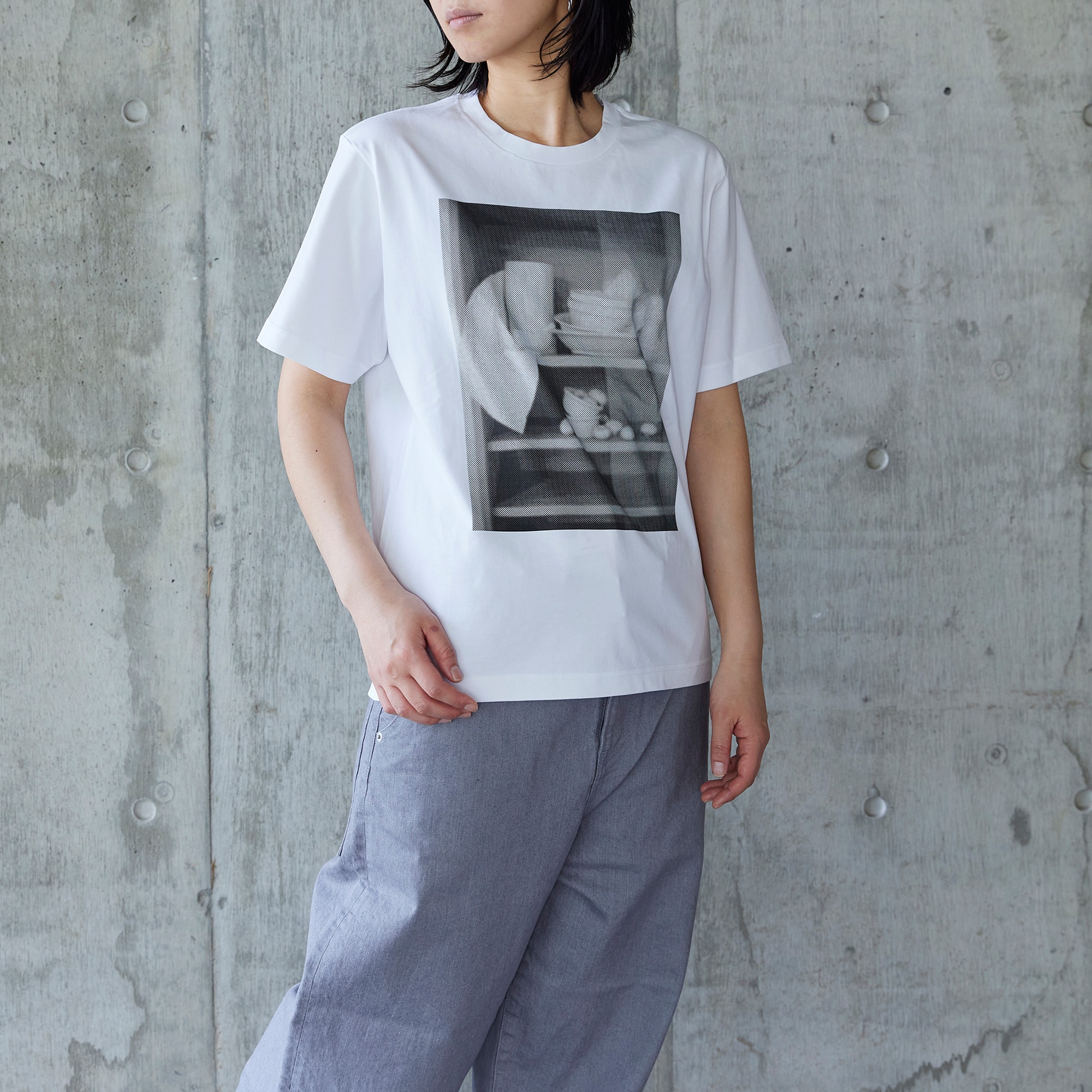 ［ＩＤＥＥ］Ｐｈｏｔｏｇｒａｐｈｙ　Ｔシャツ　マッシュルーム　ブラック