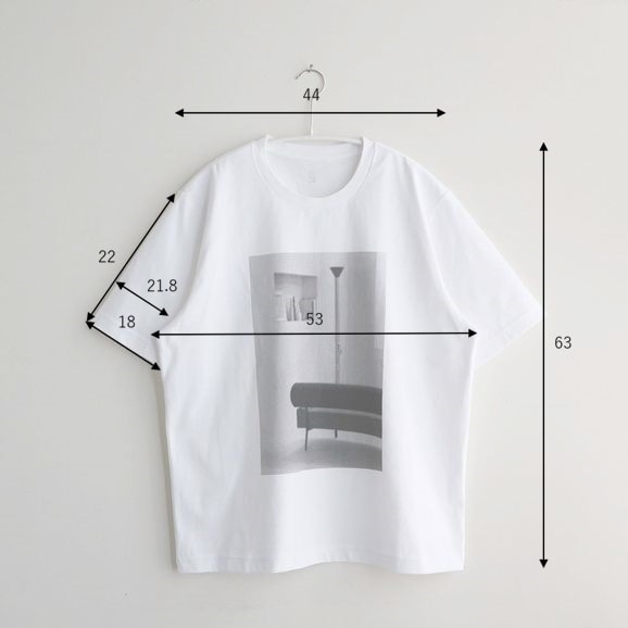 ［ＩＤＥＥ］Ｐｈｏｔｏｇｒａｐｈｙ　Ｔシャツ　マッシュルーム　ブラック