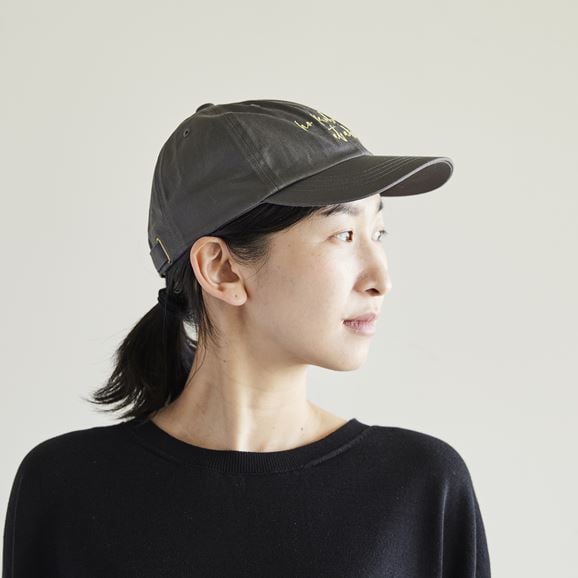 ［ＩＤＥＥ］Ｅｍｂｒｏ　キャップ　グレー×ヴァイブラントイエロー