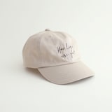 ［ＩＤＥＥ］Ｅｍｂｒｏ　キャップ　ベージュ×ダウンタウンブラウン