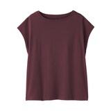 婦人　天竺編みフレンチスリーブＴシャツ（ＶＮ）