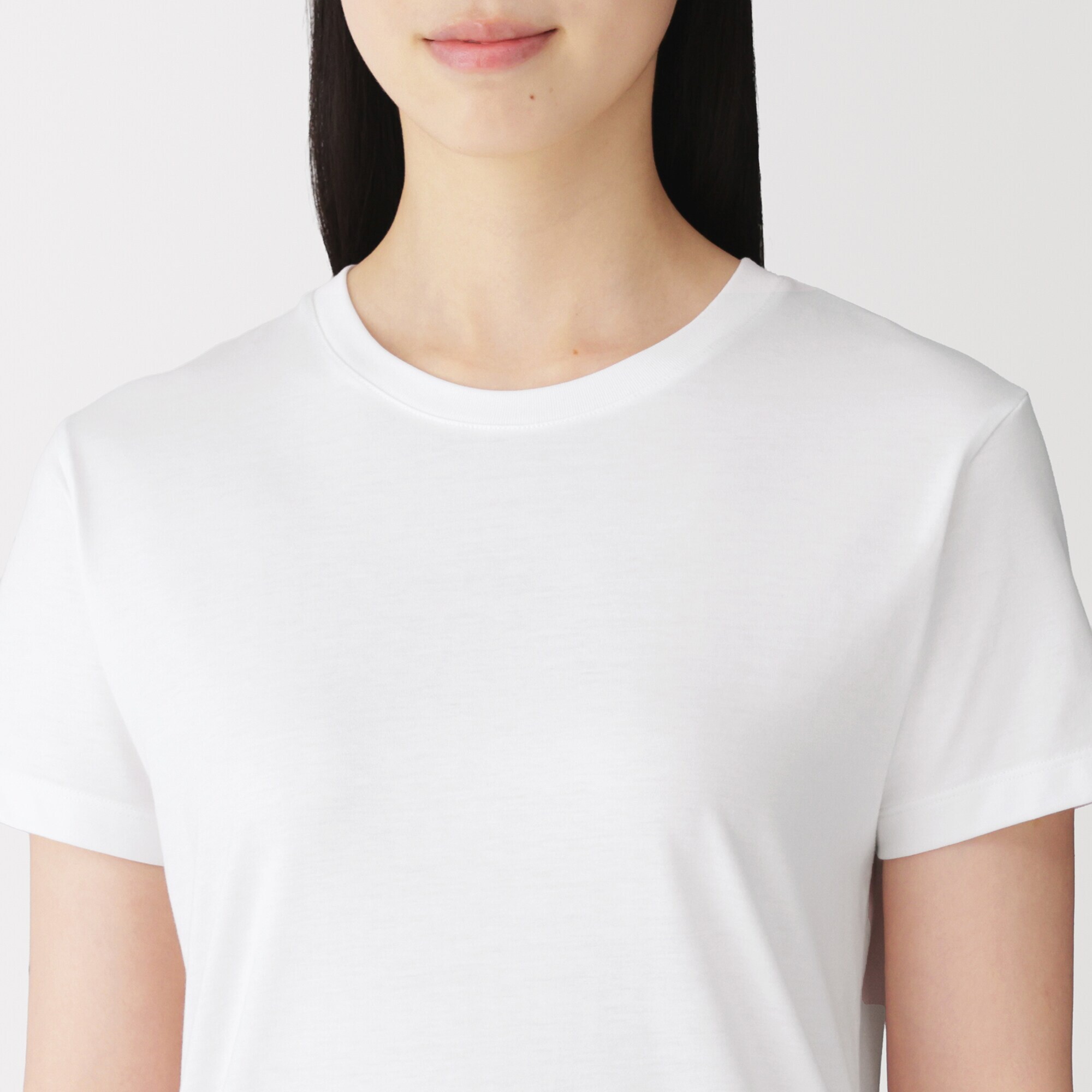 婦人　天竺編みクルーネック半袖Ｔシャツ（ＡＳＥＡＮ）