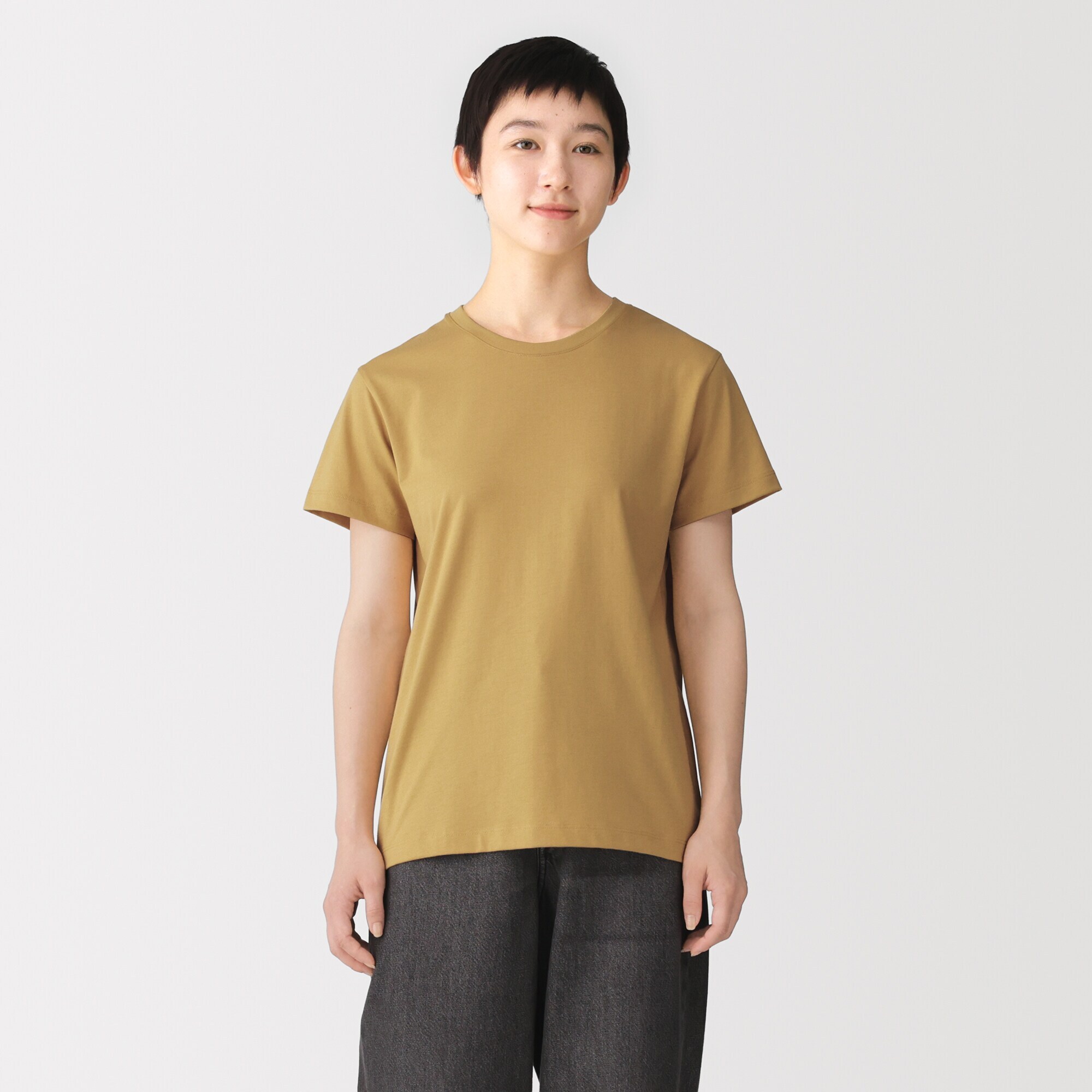 婦人　天竺編みクルーネック半袖Ｔシャツ（ＡＳＥＡＮ）