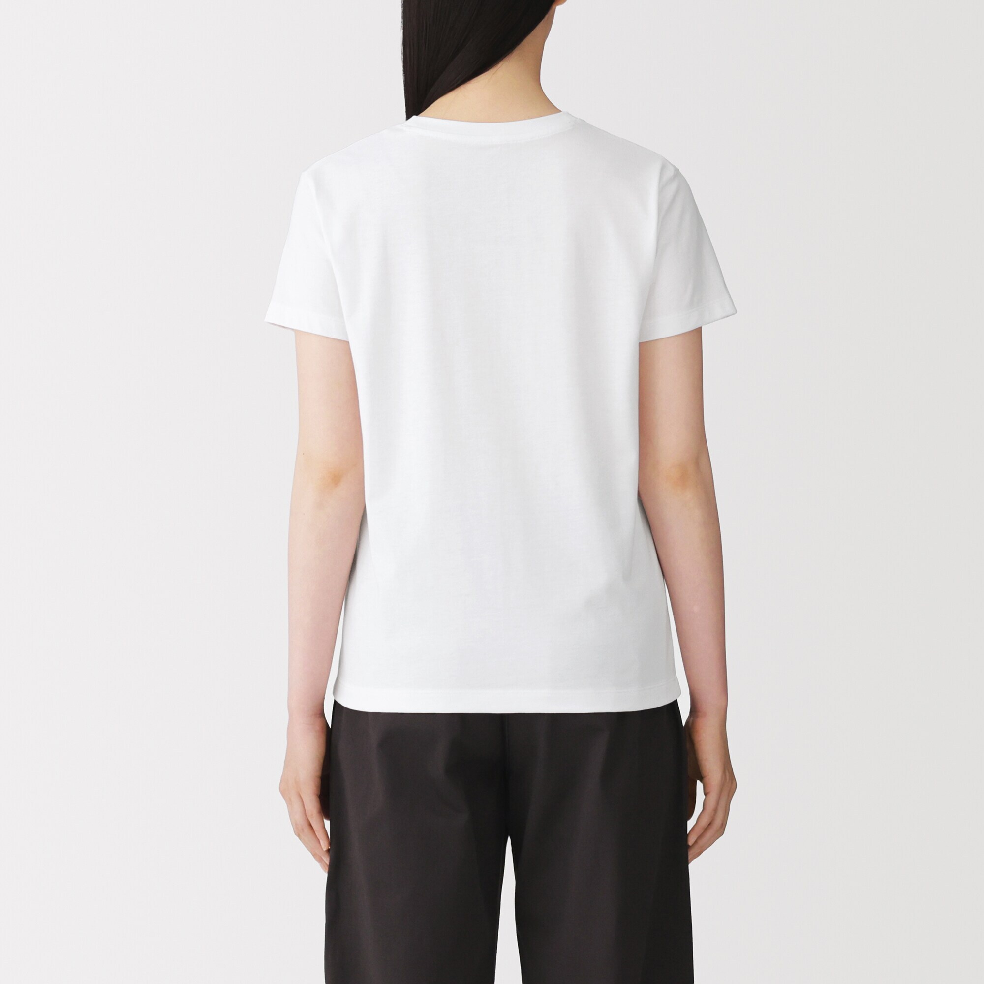 婦人　天竺編みクルーネック半袖Ｔシャツ（ＡＳＥＡＮ）