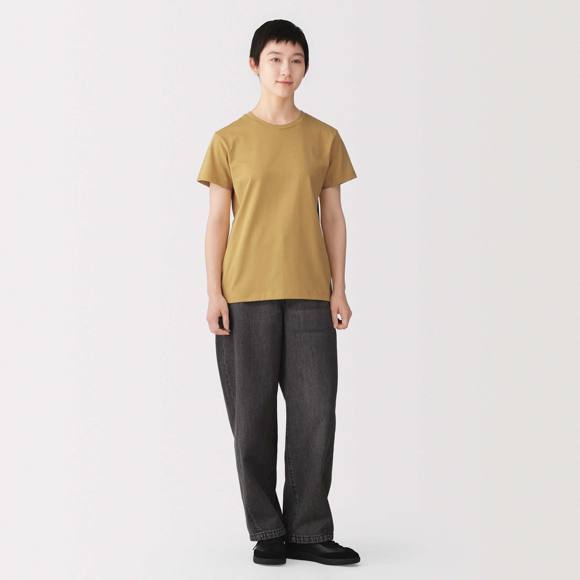 婦人　天竺編みクルーネック半袖Ｔシャツ（ＡＳＥＡＮ）