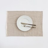 ［ＩＤＥＥ］ａ　ｔａｂｌｅ　ｌｉｎｅｎ　プレイスマット　エクリュ