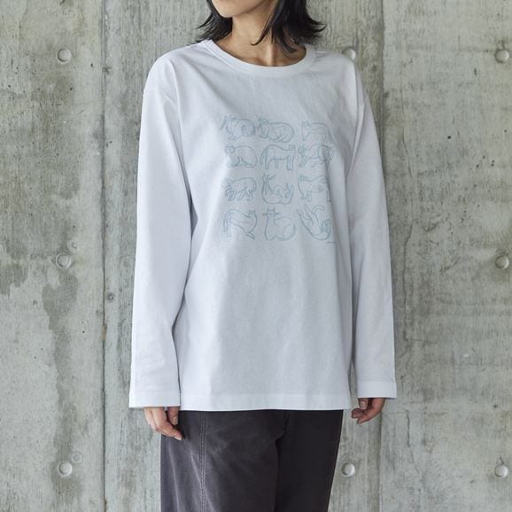 ［ＩＤＥＥ］ｃｏｒｉｃｃｉ　Ｔシャツ　長袖　Ｃａｔ　ブラック