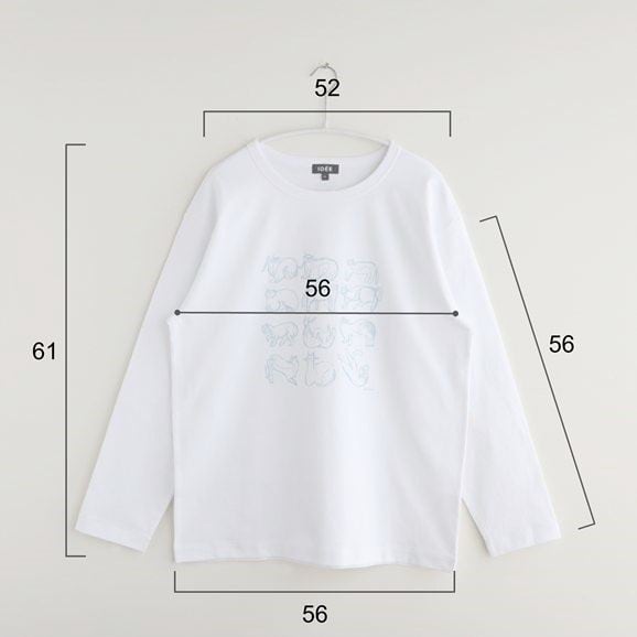 ［ＩＤＥＥ］ｃｏｒｉｃｃｉ　Ｔシャツ　長袖　Ｃａｔ　ブラック