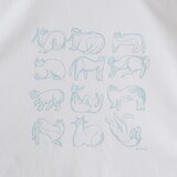 ［ＩＤＥＥ］ｃｏｒｉｃｃｉ　Ｔシャツ　長袖　Ｃａｔ　ホワイト