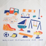 ［ＩＤＥＥ］Ｈｅｌｓｉｎｋｉ　Ｐｌａｙｇｒｏｕｎｄ　スウェット　Ｉｖｏｒｙ　Ｍ