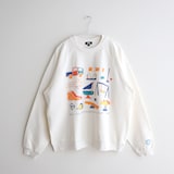 ［ＩＤＥＥ］Ｈｅｌｓｉｎｋｉ　Ｐｌａｙｇｒｏｕｎｄ　スウェット　Ｉｖｏｒｙ　Ｌ
