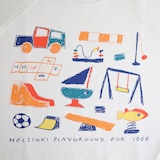 ［ＩＤＥＥ］Ｈｅｌｓｉｎｋｉ　Ｐｌａｙｇｒｏｕｎｄ　スウェット　Ｉｖｏｒｙ　Ｌ
