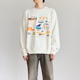 ［ＩＤＥＥ］Ｈｅｌｓｉｎｋｉ　Ｐｌａｙｇｒｏｕｎｄ　スウェット　Ｉｖｏｒｙ　Ｌ