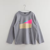 ［ＩＤＥＥ］ＩＤＥＥ　Ｃｏｍｐｏｓｉｔｉｏｎ　Ｔシャツ　長袖　ピンク