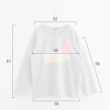 ［ＩＤＥＥ］ＩＤＥＥ　Ｃｏｍｐｏｓｉｔｉｏｎ　Ｔシャツ　長袖　ピンク