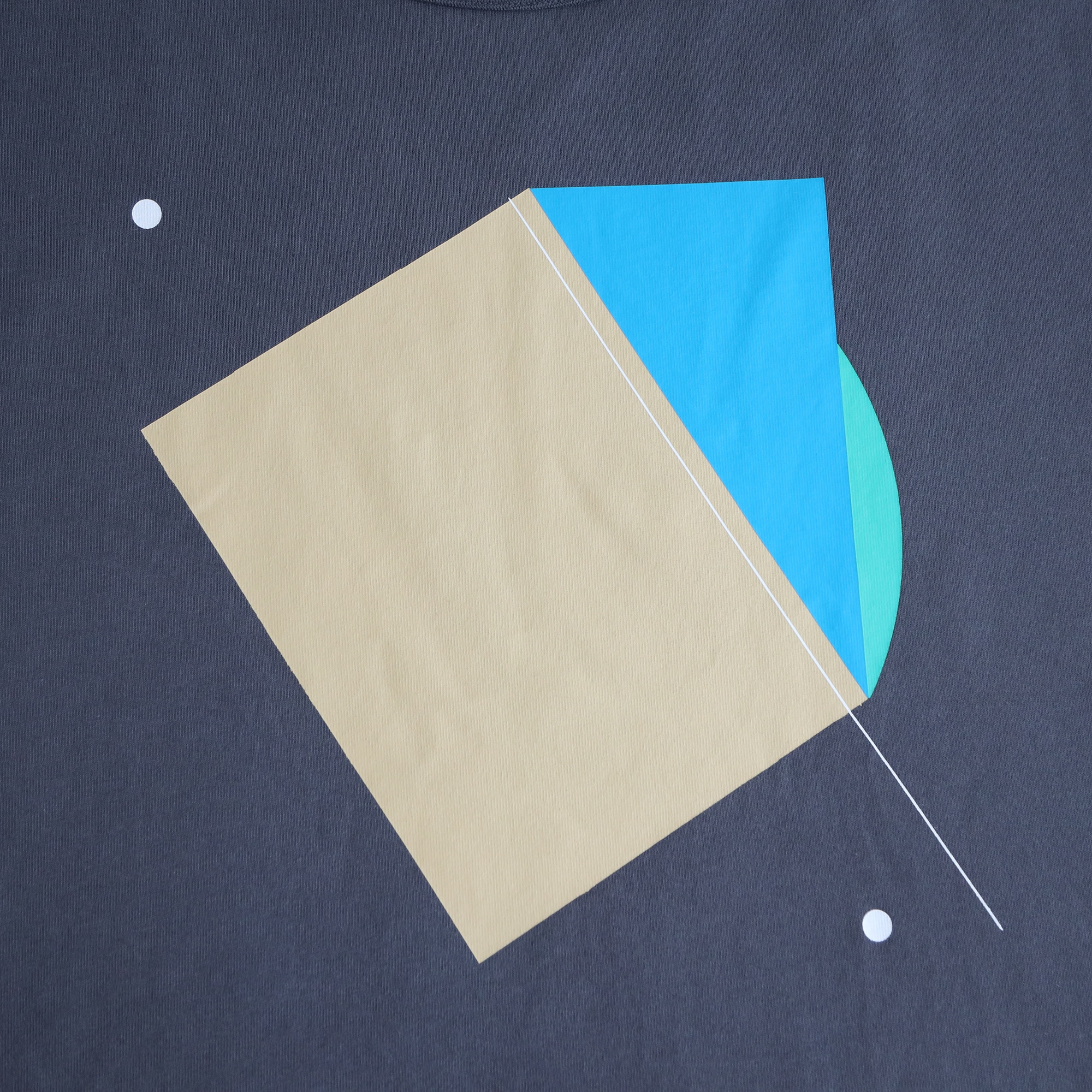 ［ＩＤＥＥ］ＩＤＥＥ　Ｃｏｍｐｏｓｉｔｉｏｎ　Ｔシャツ　長袖　ブルー
