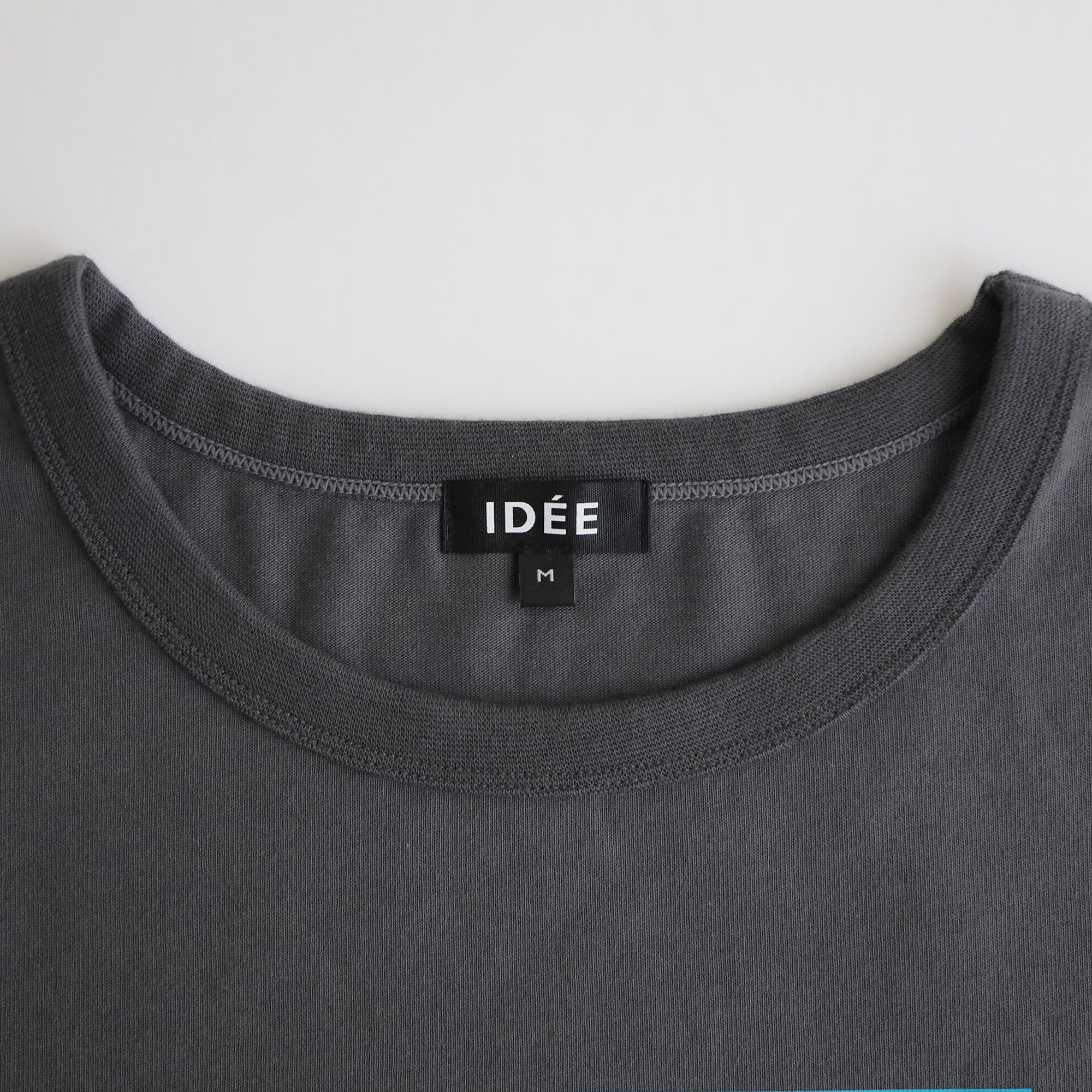 ［ＩＤＥＥ］ＩＤＥＥ　Ｃｏｍｐｏｓｉｔｉｏｎ　Ｔシャツ　長袖　ブルー