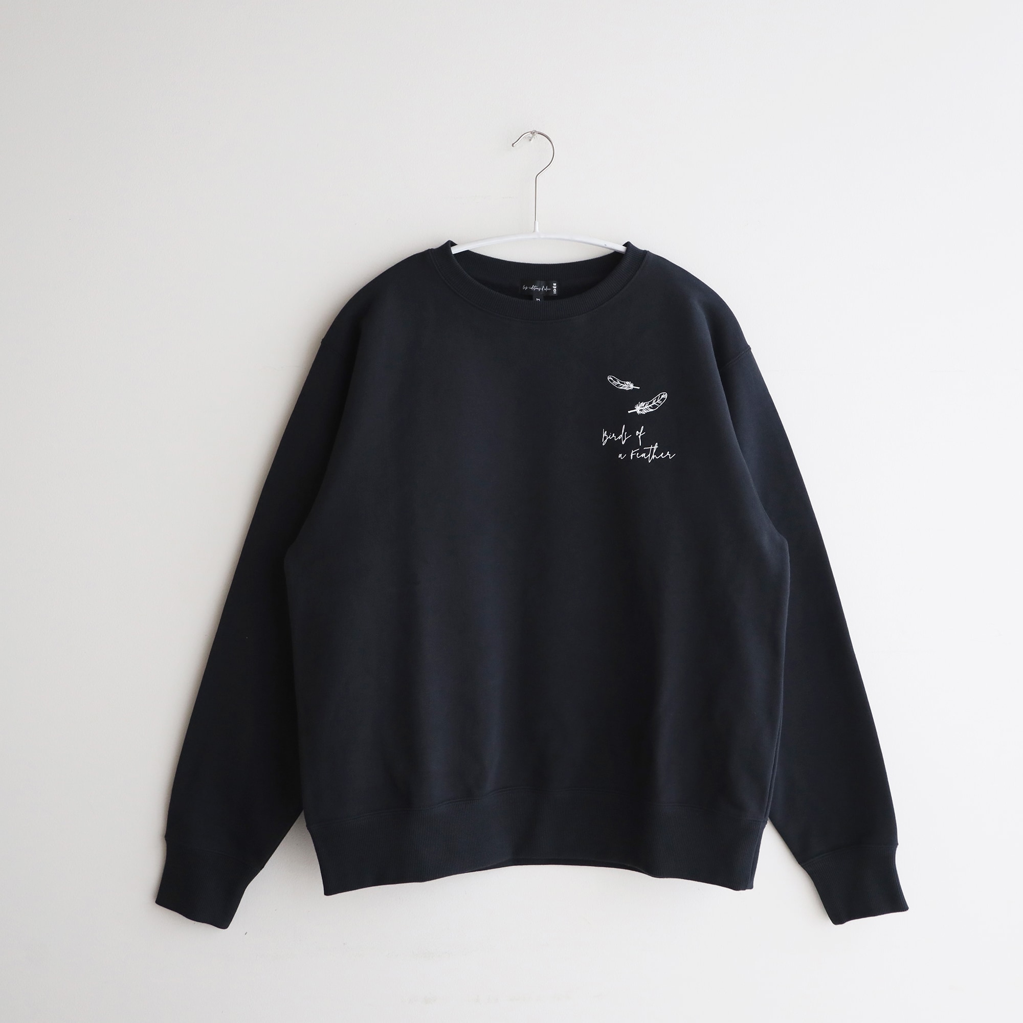 ［ＩＤＥＥ］ＩＤＥＥ　Ｄｅｓｓｉｎ　スウェット　ブラック