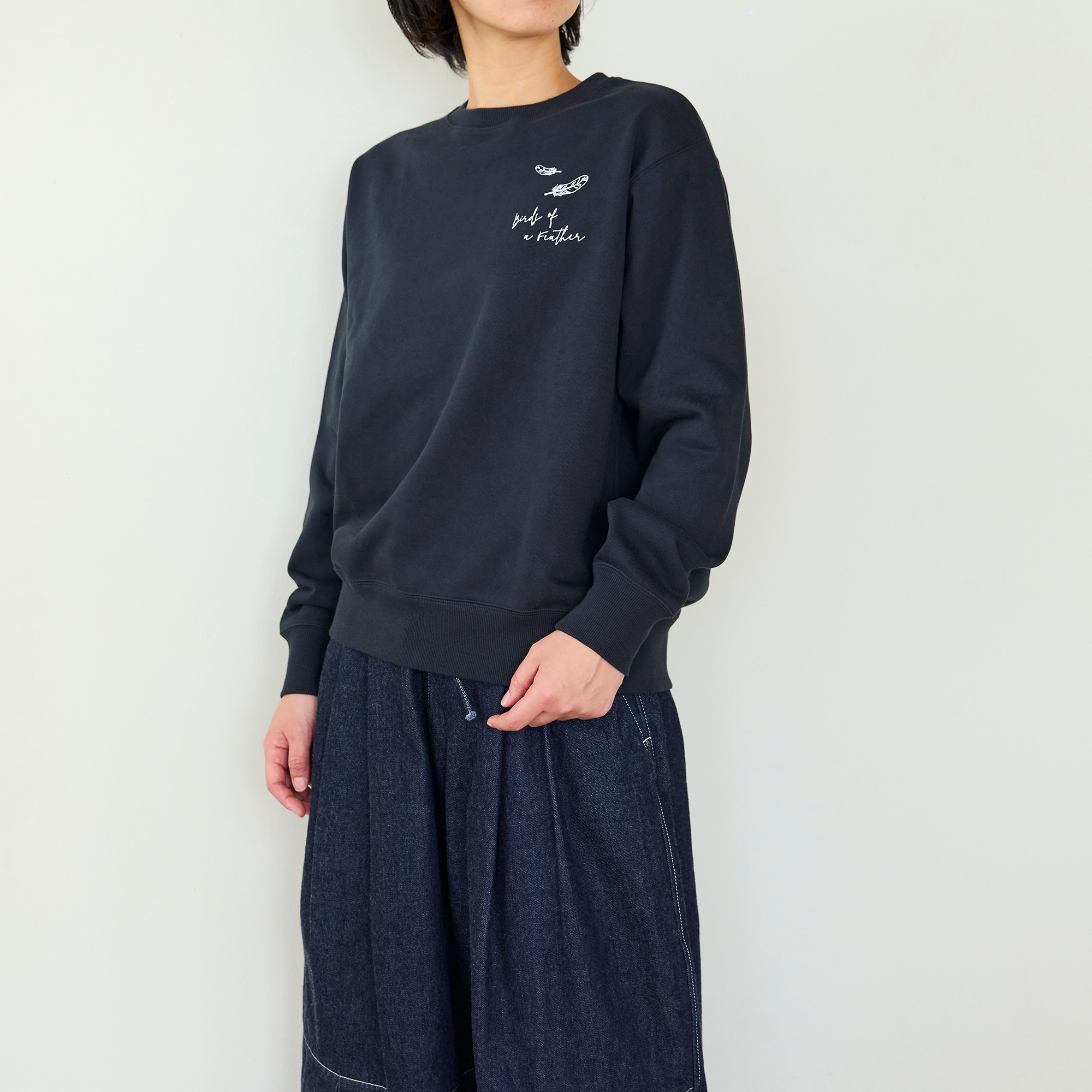 ［ＩＤＥＥ］ＩＤＥＥ　Ｄｅｓｓｉｎ　スウェット　ブラック