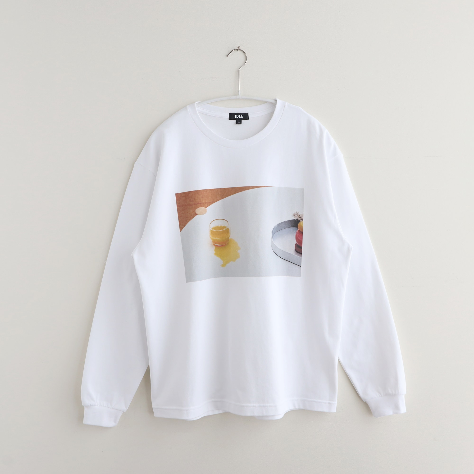 ［ＩＤＥＥ］Ｐｈｏｔｏｇｒａｐｈｙ　Ｔシャツ　長袖　Ｊｕｉｃｅ　Ｍサイズ