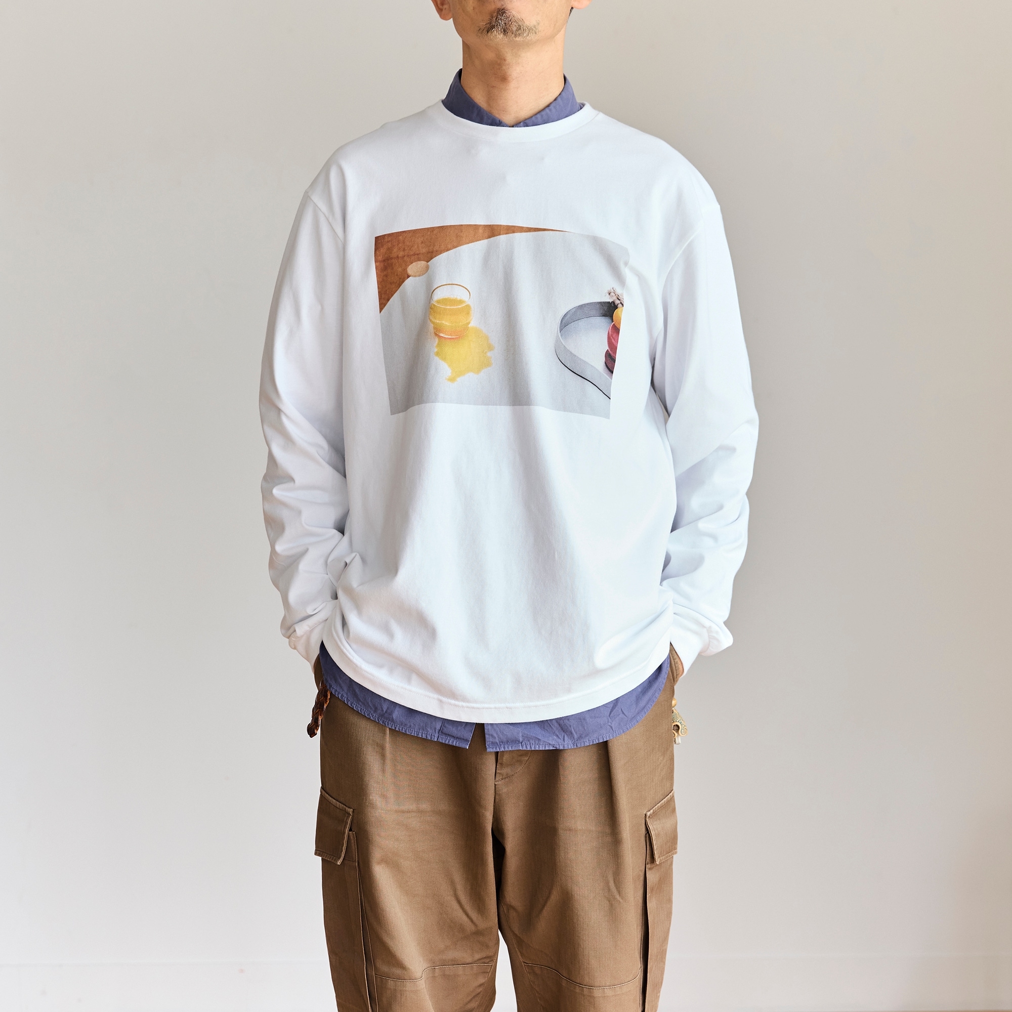 ［ＩＤＥＥ］Ｐｈｏｔｏｇｒａｐｈｙ　Ｔシャツ　長袖　Ｊｕｉｃｅ　Ｍサイズ