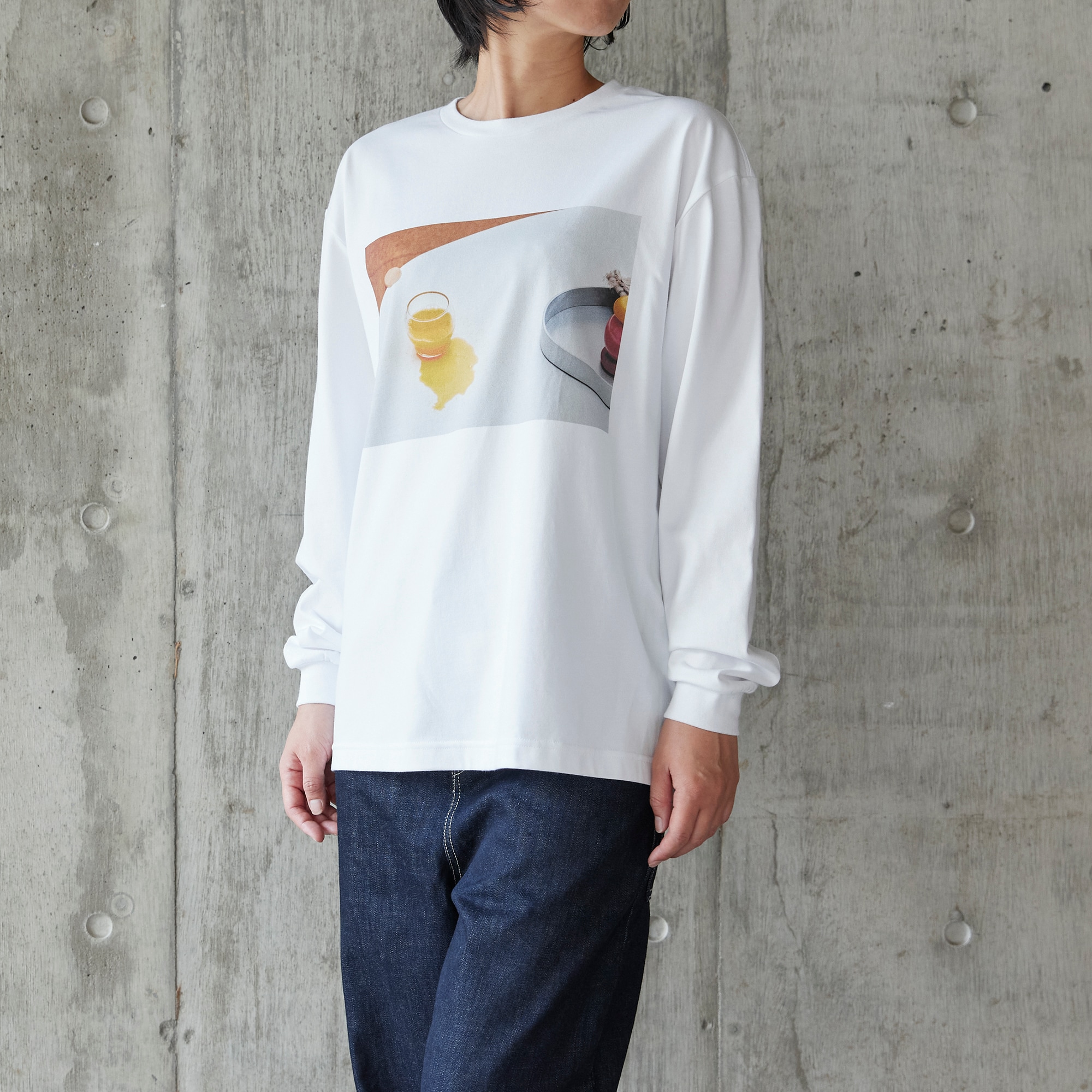 ［ＩＤＥＥ］Ｐｈｏｔｏｇｒａｐｈｙ　Ｔシャツ　長袖　Ｊｕｉｃｅ　Ｍサイズ